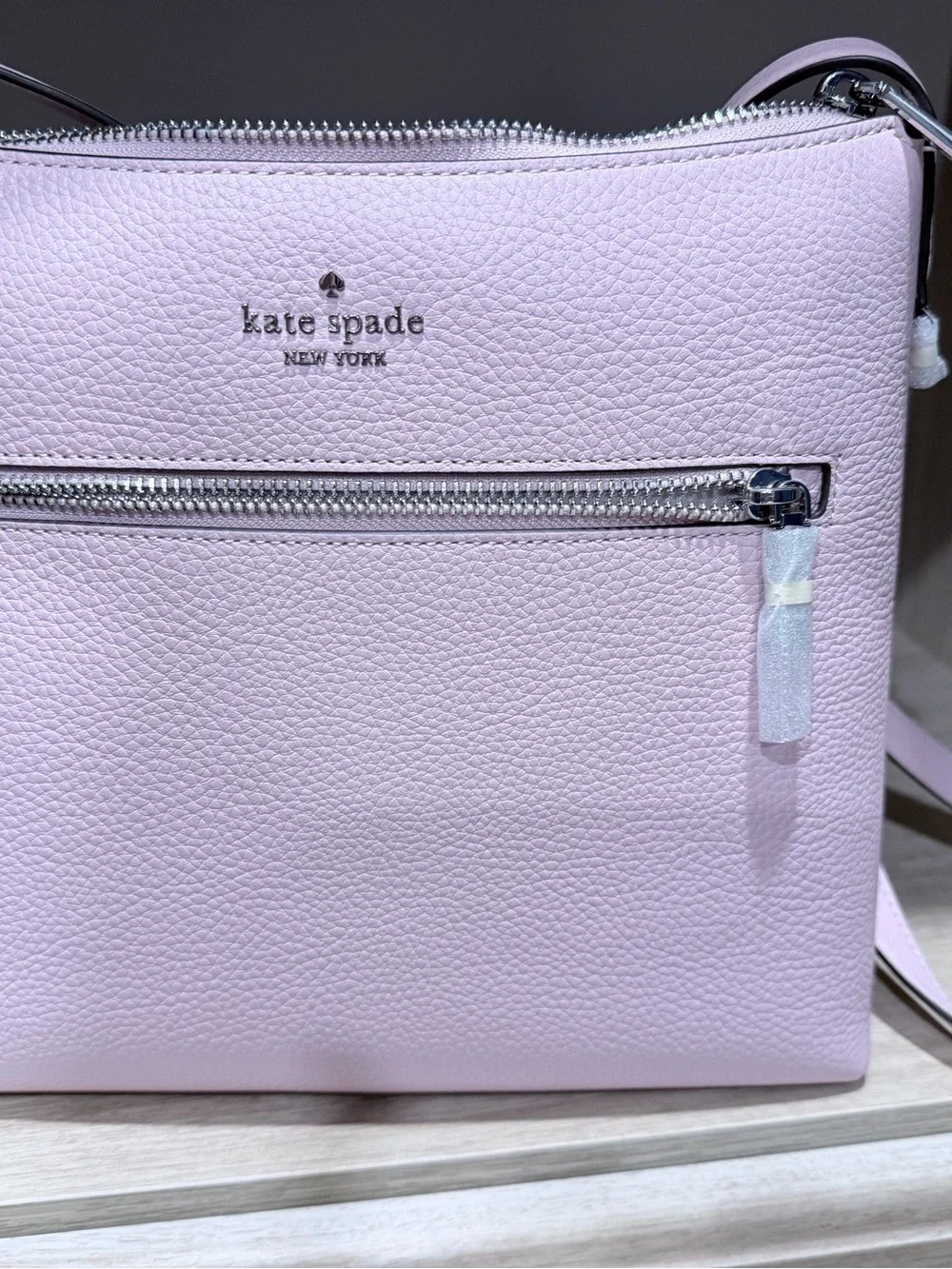Kate Spade Pale Pink Tutu Leather Crossbody Bag NWT